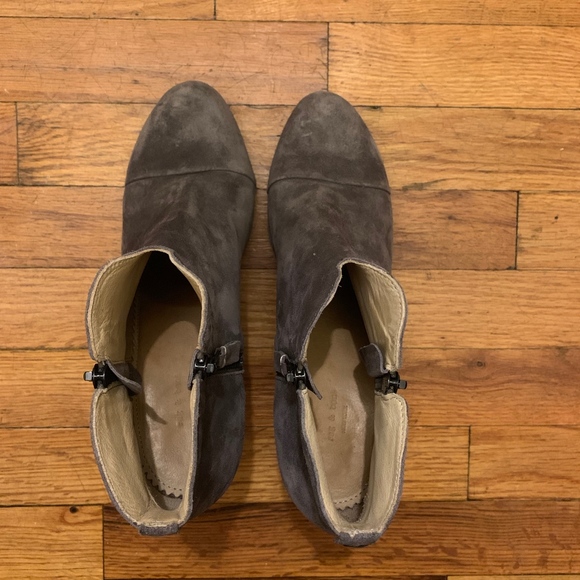 rag & bone | Margot Suede Ankle Boot, Granite, 41 - Picture 6 of 7